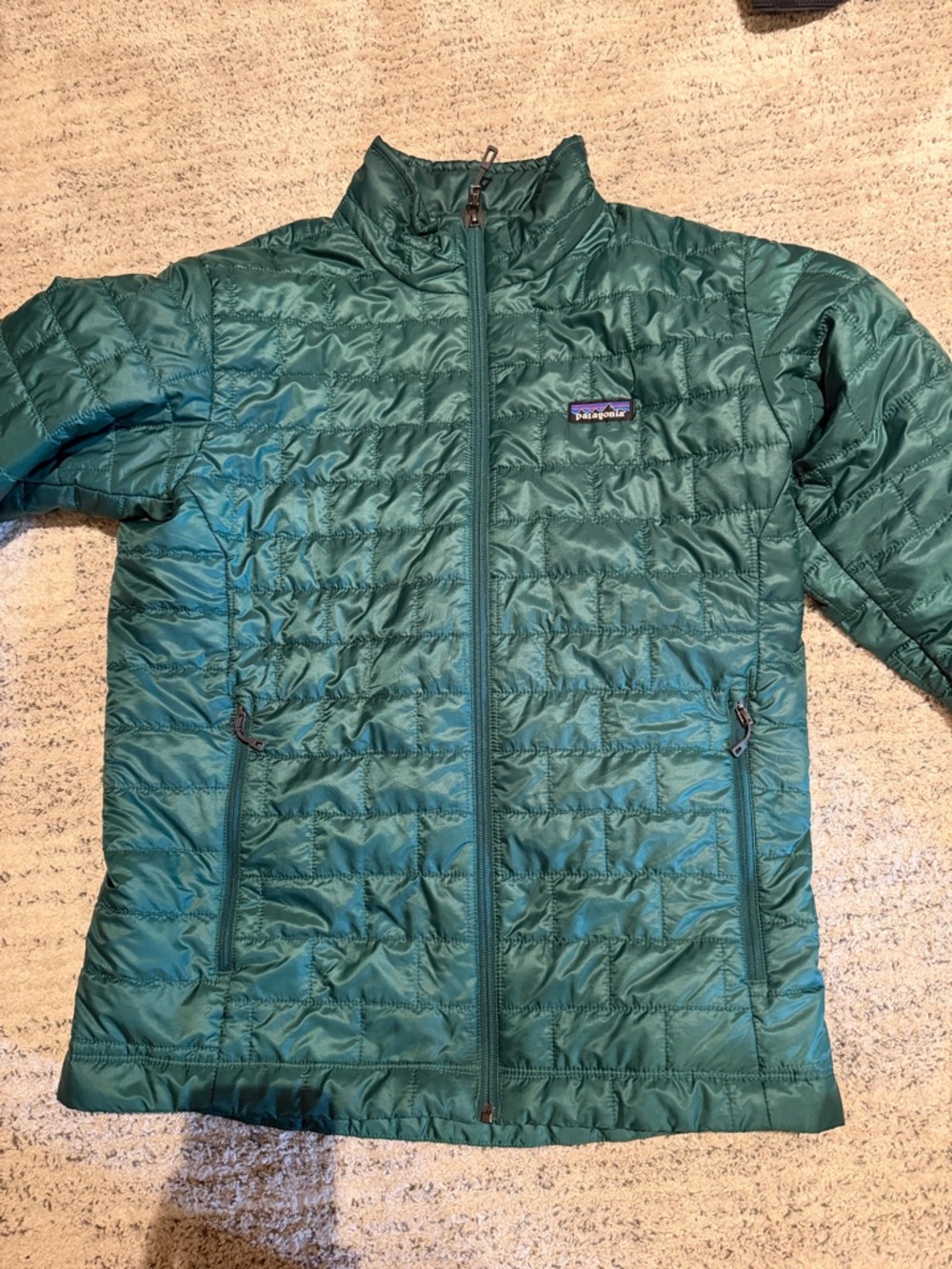 Patagonia Teal Puffer Jacket MENS M
